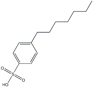 4-Heptylbenzenesulfonic acid Struktur