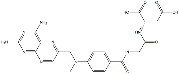 N-[N-[p-[[(2,4-Diamino-6-pteridinyl)methyl]methylamino]benzoyl]glycyl]-L-aspartic acid