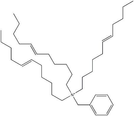トリ(6-ウンデセニル)ベンジルアミニウム 化学構造式