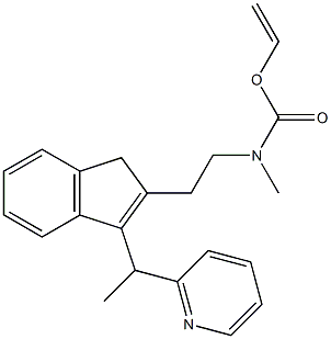 N-Methyl-N-[2-[3-[1-(2-pyridyl)ethyl]-1H-inden-2-yl]ethyl]carbamic acid ethenyl ester