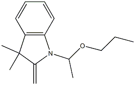  3,3-Dimethyl-2-methylene-1-(1-propyloxyethyl)indoline