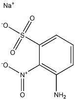 3-Amino-2-nitrobenzenesulfonic acid sodium salt Structure