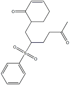 6-[2-(Phenylsulfonyl)-5-oxohexyl]-2-cyclohexen-1-one