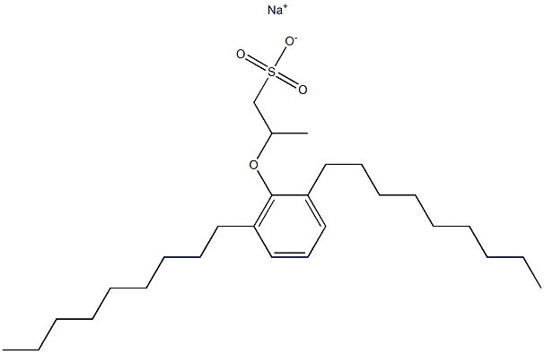 2-(2,6-Dinonylphenoxy)propane-1-sulfonic acid sodium salt|