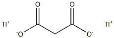 Malonic acid thallium salt,,结构式
