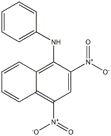 1-Phenylamino-2,4-dinitronaphthalene Structure