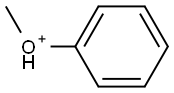 4-Methoxybenzenium,,结构式