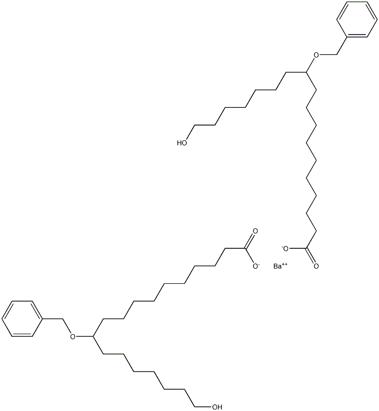 Bis(11-benzyloxy-18-hydroxystearic acid)barium salt