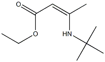 (Z)-3-tert-Butylamino-2-butenoic acid ethyl ester Structure