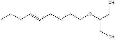 2-(5-Nonenyloxy)-1,3-propanediol,,结构式