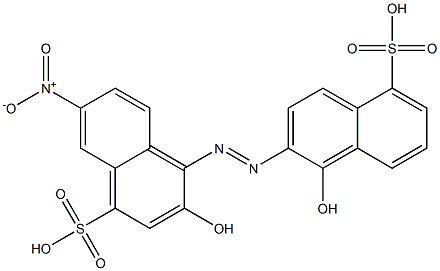 1',2-Dihydroxy-6-nitro-(1,2'-azobisnaphthalene)-4,5'-disulfonic acid|