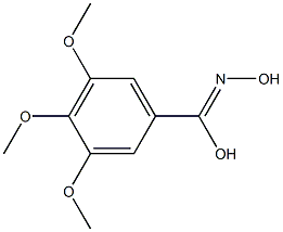 3,4,5-Trimethoxybenzohydroximic acid,,结构式