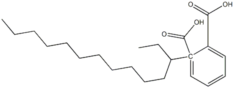 (+)-フタル酸水素1-[(S)-1-エチルドデシル] 化学構造式