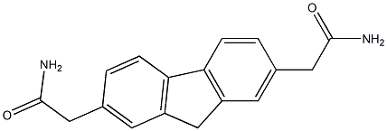 9H-フルオレン-2,7-ビスアセトアミド 化学構造式