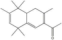 7-Acetyl-1,4,4a,5-tetrahydro-1,1,3,4,4,6-hexamethylnaphthalene 结构式