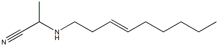 N-(1-Cyanoethyl)-3-nonenylamine Struktur