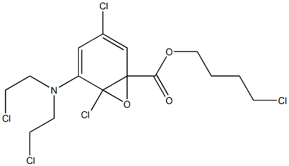 N,N-Bis(2-chloroethyl)-4-chloro-1-butanamineN-oxide 结构式