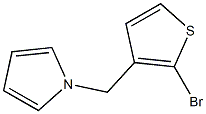 2-Bromo-3-[(1H-pyrrol-1-yl)methyl]thiophene,,结构式