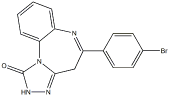 2,4-Dihydro-5-(4-bromophenyl)-1H-[1,2,4]triazolo[4,3-a][1,5]benzodiazepin-1-one