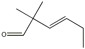 2,2-Dimethyl-3-hexenal,,结构式