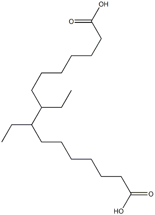 8,9-Diethylhexadecanedioic acid