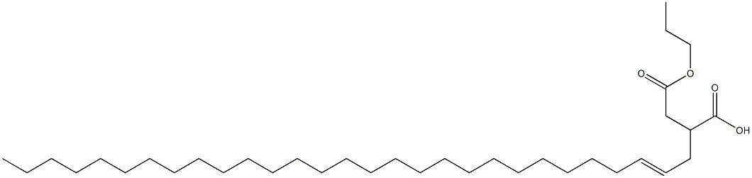  2-(2-Nonacosenyl)succinic acid 1-hydrogen 4-propyl ester