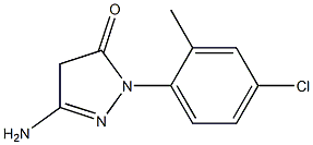 3-Amino-1-(4-chloro-2-methylphenyl)-5(4H)-pyrazolone