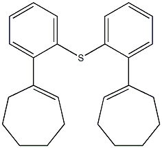 1-フェニルチオシクロヘプテン 化学構造式