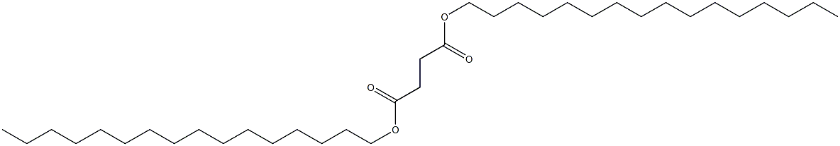こはく酸ジヘキサデシル 化学構造式