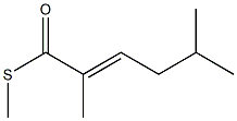  2,5-Dimethyl-2-hexenethioic acid S-methyl ester