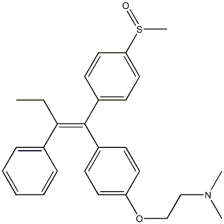 (E)-1-[4-[2-(Dimethylamino)ethoxy]phenyl]-1-(4-(methylsulfinyl)phenyl)-2-phenyl-1-butene