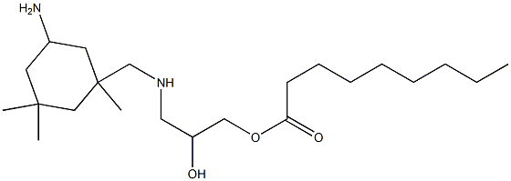 1-[[(5-Amino-1,3,3-trimethylcyclohexyl)methyl]amino]-3-(1-oxononyloxy)-2-propanol