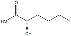 (2S)-2-Hydroxyhexanoic acid,,结构式