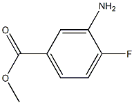 3-Amino-4-fluorobenzoic acid methyl ester Structure