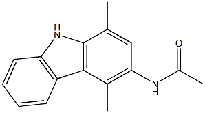 3-Acetylamino-1,4-dimethyl-9H-carbazole Structure