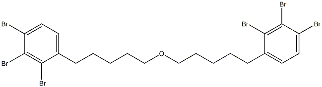 2,3,4-Tribromophenylpentyl ether Struktur