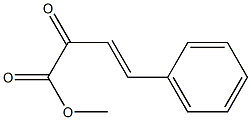 4-Phenyl-2-oxo-3-butenoic acid methyl ester Structure
