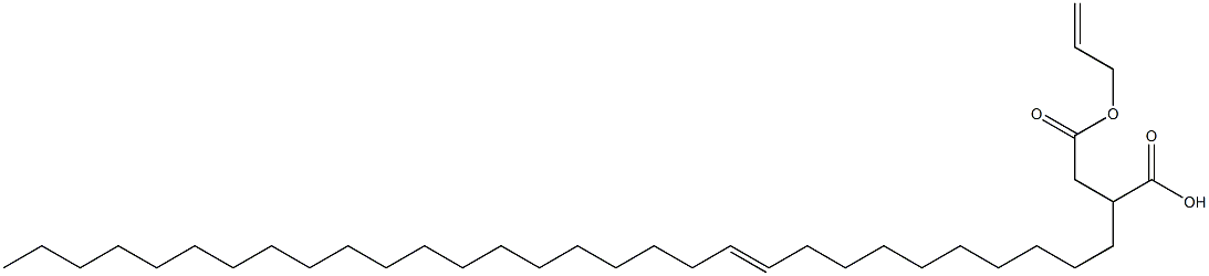 2-(10-Triacontenyl)succinic acid 1-hydrogen 4-allyl ester Struktur
