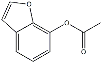 7-Acetoxybenzofuran Structure
