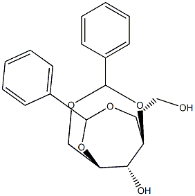 1-O,4-O:2-O,5-O-Dibenzylidene-D-glucitol 结构式