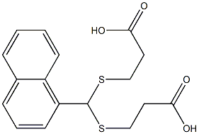 3,3'-[1-Naphthalenylmethylenebis(thio)]bis(propionic acid)