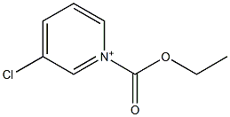 1-(Ethoxycarbonyl)-3-chloropyridin-1-ium Struktur
