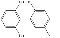 5'-Ethyl-1,1'-biphenyl-2,2',6-triol,,结构式