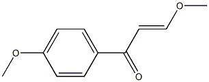 (2E)-1-(4-Methoxyphenyl)-3-methoxy-2-propene-1-one Structure