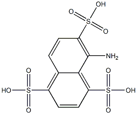 5-Amino-1,4,6-naphthalenetrisulfonic acid 结构式