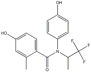 2-Methyl-4-hydroxy-N-(4-hydroxyphenyl)-N-(2,2,2-trifluoro-1-methylethyl)benzamide