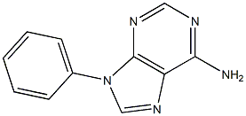 6-Amino-9-phenyl-9H-purine Structure