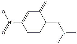 4-Nitro-N,N-dimethyl-6-methylene-2,4-cyclohexadiene-1-methanamine,,结构式
