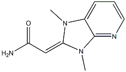 2-[[2,3-Dihydro-1,3-dimethyl-1H-imidazo[4,5-b]pyridin]-2-ylidene]acetamide|