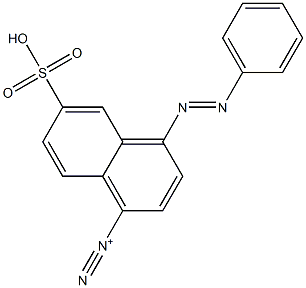 4-(Phenylazo)-6-sulfo-1-naphthalenediazonium